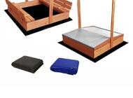 Grajewo ogłoszenia: Sprzedam piaskownicę zakrywana z daszkiem 120x120 cm nowa w kartonie - zdjęcie