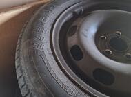 Grajewo ogłoszenia: Sprzedam komplet 4 kół pasujacych do Audi,Vw,Skoda. Opony zimowe... - zdjęcie